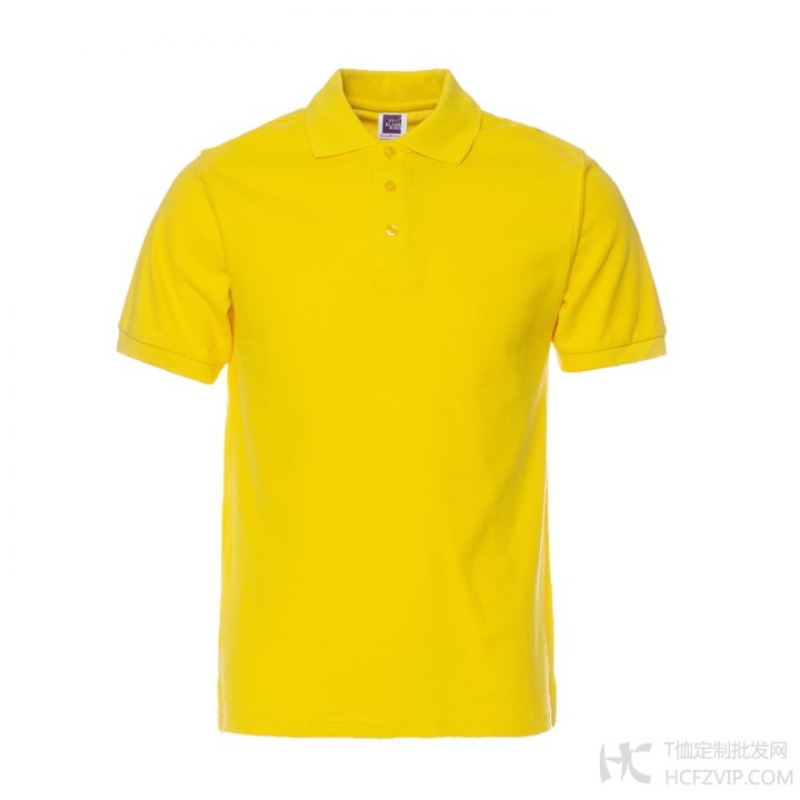 定做黄色polo衫,polo衫制作工厂,订做黄色polo衫